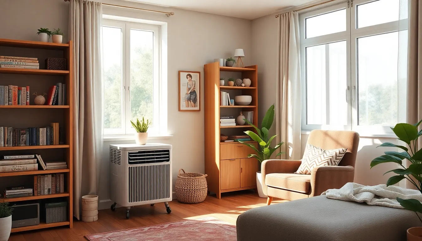 에어컨 실외기 설치 모습