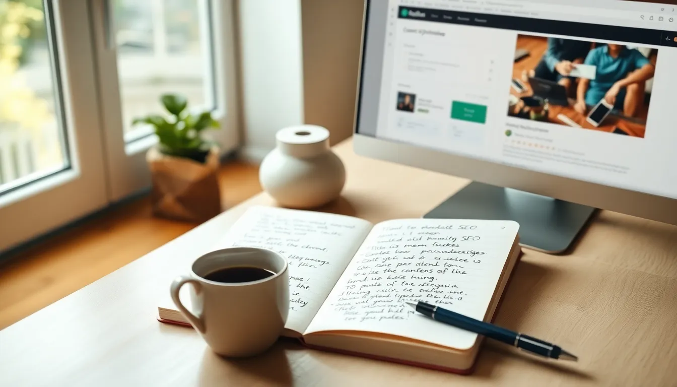 2025년 블로그 SEO 전략을 나타내는 인포그래픽 이미지